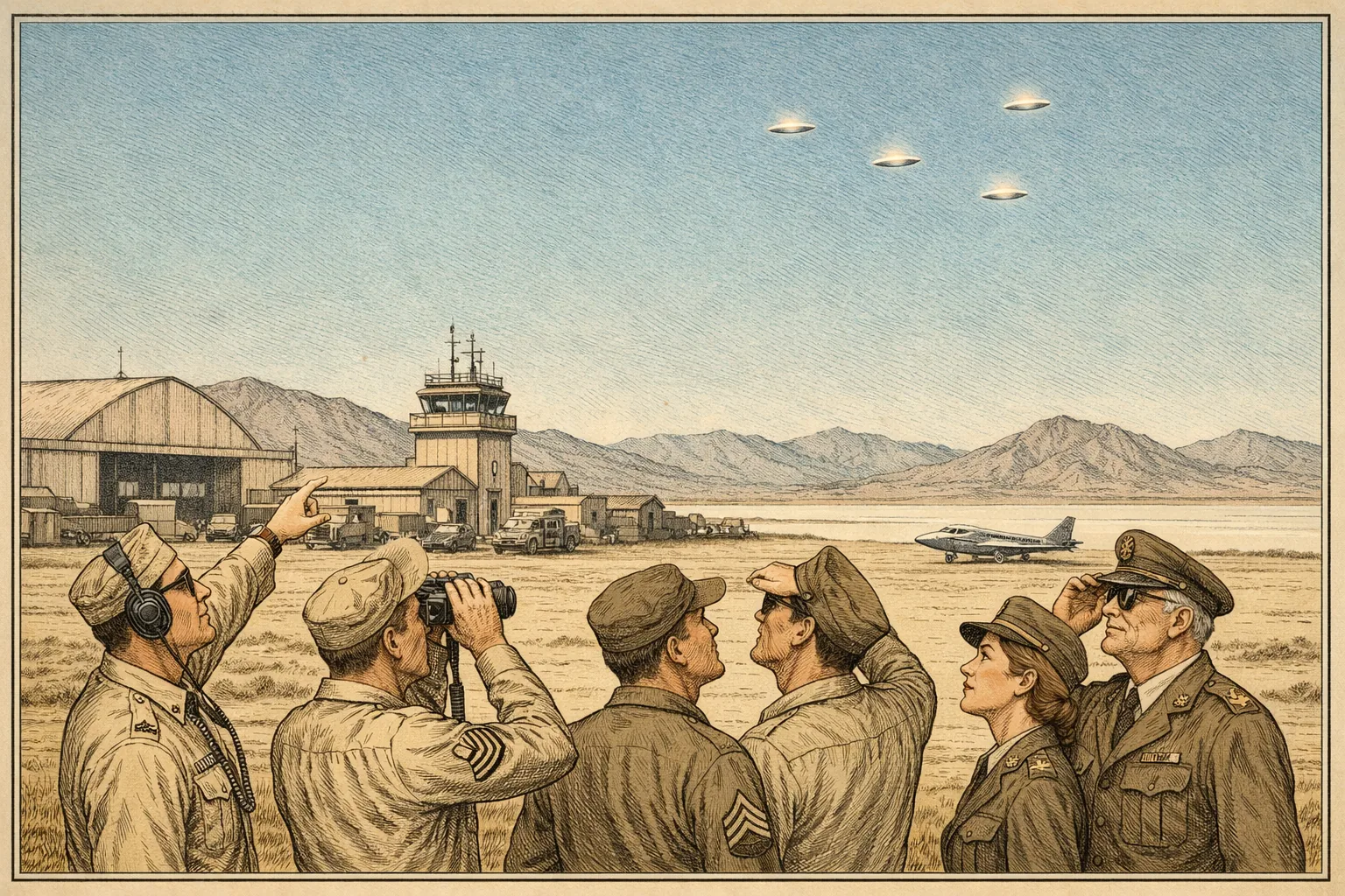 Overview image for What Happened Over Muroc Field?