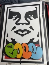 Listing image for Shepard Fairey OBEY x Cope2 Take Over Poster Print S&N cope