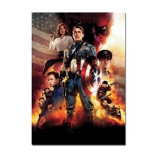 Listing image for Captain America (The First Avenger) Movie Poster | Marvel Wall Art – A4 A3