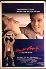 Listing image for SAY ANYTHING MOVIE POSTER JOHN CUSACK Rolled Original 27x41 Very Fine Condition