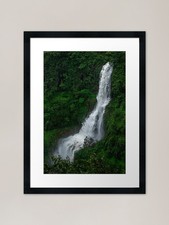 Listing image for _SSK4117 Rush Of Cascade. color Fra Framed Wall Art Poster Canvas Print Picture