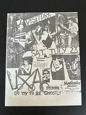Listing image for Visitors Mabuhay Gardens Original Concert Poster Moscow Spy Tunnel Ufo Landing