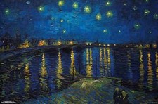 Listing image for Starry Night over The Rhone Poster