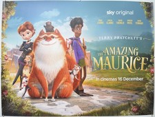 Listing image for THE AMAZING MAURICE (2022) Original Cinema Quad Movie Poster - Hugh Laurie