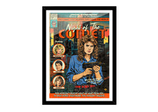 Listing image for Night of the Comet Cult Movie Print | Vintage Comic Art Poster | 80s Sci Fi A4