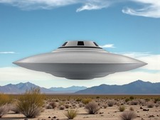 Listing image for Bob Lazar S4 Sport Model UFO Replica | 3D Printed Area 51 Flying Saucer 4-12"