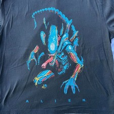Listing image for Alien movie horror short sleeve black color classic shirt VK03523