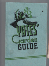 Listing image for MEMORABILIA ,YATES GARDEN GUIDE , 1944 , really nice condition