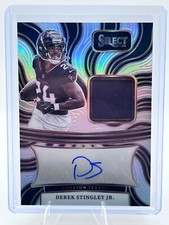 Listing image for Derek Stingley Jr. 2024 Panini Select Signature Memorabilia Prizm #SM-DSJ /199
