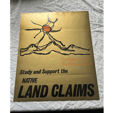 Listing image for Study and Support the Native Land Claims Activism Poster Unframed