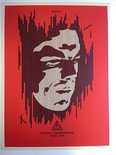 Listing image for Shepard Fairey OBEY Decoding Disinformat Signed Numbered Art Print Poster 2015