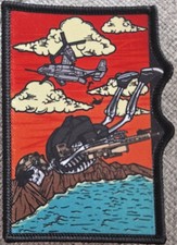 Listing image for USAF CV-22 Osprey with Skeleton Paratrooper Fabric Patch