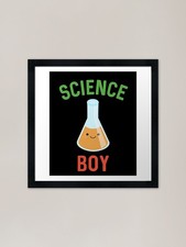 Listing image for Science Boy - Science Lover Science Framed Wall Art Poster Canvas Print Picture