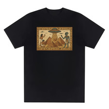 Listing image for Ancient Aliens T-Shirt – UFO Pyramid Conspiracy Tee