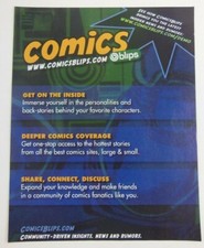 Listing image for ComicsBlips Print Ad Poster Art Official Advertising Comics Blips