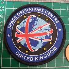 Listing image for United Kingdom Space Operations Centre Flight Suite Patch.