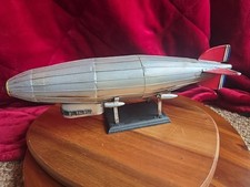 Listing image for Detailed Silver Airship Zeppelin Desk Top Display 1/500 Model 17 Inch