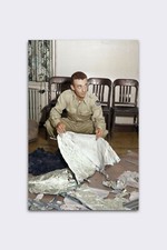 Listing image for 1947 Roswell UFO Incident 11x17 Poster Print by SAUCER - Major Jesse Marcel
