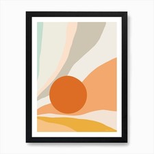 Listing image for Kaikoura Sunset Art Print Framed Wall Art Poster Canvas Print Picture