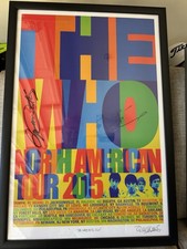 Listing image for THE WHO HITS 50 - 2015 CONCERT / TOUR AUTOGRAPHED / SIGNED POSTER / LITHOGRAPH!