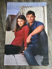 Listing image for Roswell TV Show Vintage Poster LIZ & MAX Couple 2000 Shiri Appleby Jason Behr