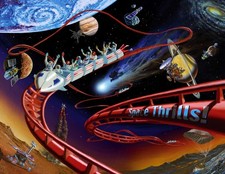 Listing image for Space Exploration Poster Discovery Program Educational Wall Art