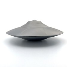 Listing image for Classic Flying Saucer UFO Replica 3D Printed | Sci-Fi Desk Collectible 3-9"