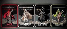 Listing image for USAF Edwards AFB 4 Horsemen 'In Bombers We Trust' B52 B1 B2 B21 3D PVC Patch Set