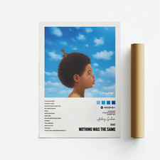 Listing image for Drake, Nothing Was The Same, Album Art Poster, Print, Music, Tracklist