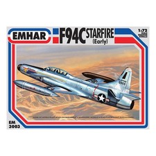 Listing image for Emhar Lockheed F-94C Starfire (Early) 1:72 Scale Model Aircraft Kit PKEM3003