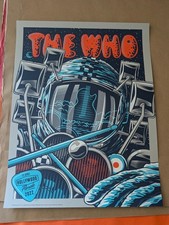 Listing image for Official The Who 2022 Hollywood Florida Hard Rock Casino Concert poster print NM