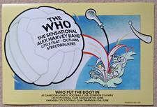 Listing image for THE WHO POSTER 1976 @ THE VALLEY 18X12 REPRODUCTION WHO PUT THE BOOT IN