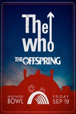 Listing image for The Who Sept 19 2025 Hollywood Bowl Tour Poster