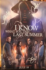 Listing image for 13x19 Signed Poster - I Know What You did Last Summer 2025, +COA