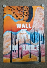 Listing image for WALL OF EYES THE SMILE LARGE SHOP PROMO POSTER RARE EXCELLENT CONDITION 2 SIDED