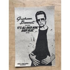 Listing image for GRAHAM BONNET IT'S ALL OVER NOW BABY BLUE MEMORABILIA small original music press