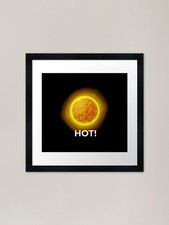Listing image for Sun Hot | Realistic Astronomy Solar Framed Wall Art Poster Canvas Print Picture