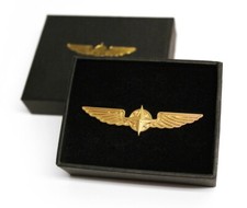 Listing image for Pilot Wings Gold 5CM PIN/BADGE - Pilot Gifts - New 1083