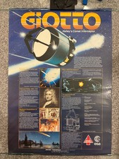 Listing image for 1985 'Giotto - Halley's Comet Interceptor' British Aerospace space travel poster