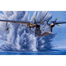 Listing image for Academy 1/72 Scale USN PBM-5A Mariner Flying Boat, ca.1947-58 Model Kit