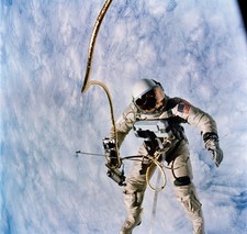Listing image for First American Spacewalk Poster Gemini Mission EVA Wall Art