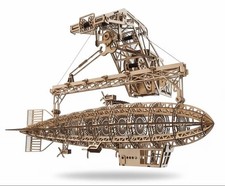 Listing image for Zeppelin Airship Laser Cut Wooden - Steampunk Air Ship - 3D Model/Puzzle Kit