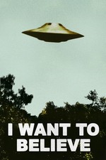 Listing image for I Want To Believe UFO Artwork Alien Cool Wall Art Poster TV Poster 24x36