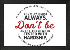 Listing image for If you claim to love Framed Wall Art Poster Canvas Print Picture