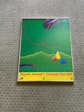Listing image for Vintage 1981 Nike Cascade Run Off Framed Poster