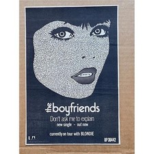 Listing image for BOYFRIENDS DON'T ASK ME TO EXPLAIN MEMORABILIA original music press advert from