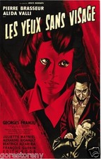 Listing image for EYES WITHOUT A FACE Movie Poster Horror Art