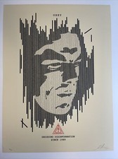 Listing image for Shepard Fairey OBEY Decoding Disinformat Signed Numbered Art Print Poster 2015