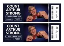 Listing image for Count Arthur Strong Tour Personalised Souvenir Mock Memorabilia Ticket