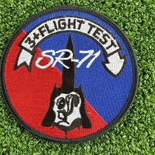 Listing image for United States Air Force - Lockheed SR-71 Blackbird - 3+ Flight Test Patch